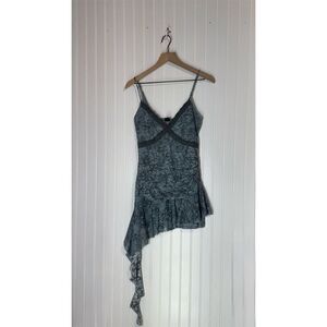 SOLD Urban Outfitters Blue Asymmetrical Mini Dress